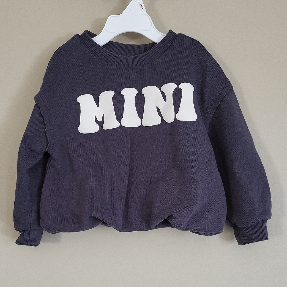 MINI charcoal sweatshirt